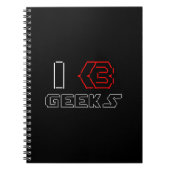 I Heart Geeks ASCII ART Notitieboek (Voorkant)