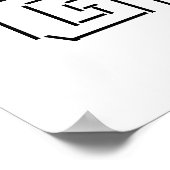 I Heart Geeks ASCII ART Poster (Hoek)