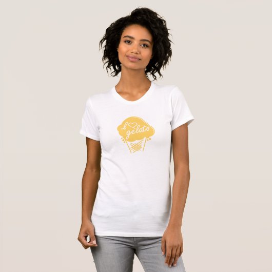 I Heart Gelato T-shirt (Voorkant volledig)