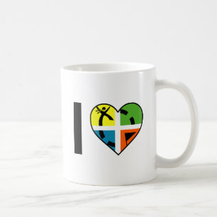 I Heart Geocaching Funny Mug Koffiemok