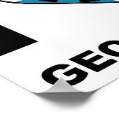 I Heart Geocaching Funny Poster (Hoek)