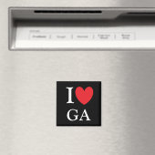 I Heart Georgia Magnet (Insitu (Vaatwasser))