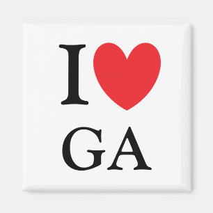 I Heart Georgia Magnet