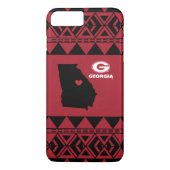 I Heart Georgia State | Tribalpatroon Case-Mate iPhone Case (Achterkant)
