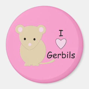 I Heart Gerbils Magnet