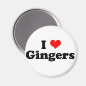 I Heart Gingers Magneet (Voorkant / Achterkant)