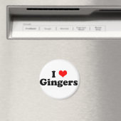 I Heart Gingers Magneet (Insitu (Vaatwasser))