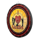 I Heart Giraffe Regulation Dart Board Dartbord (Voorkant Rechts)