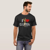 I Heart Gluten T-shirt (Voorkant volledig)