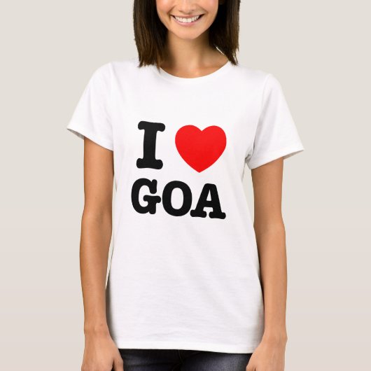 I Heart Goa T-shirt (Voorkant)