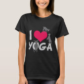 I HEART GOAT YOGA | GetYerGoat™ T-shirt (Voorkant)