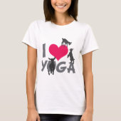 I HEART GOAT YOGA | GetYerGoat™ T-shirt (Voorkant)