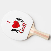 I Heart Golf Tafeltennisbatje (Zijkant)