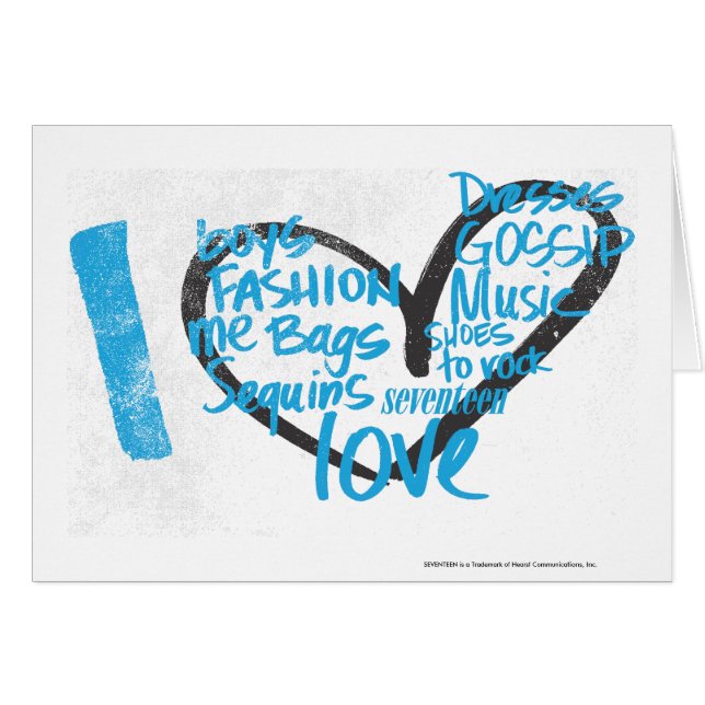 I Heart Graffiti Aqua (Voorkant Horizontaal)