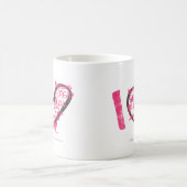 I Heart Graffiti Magenta Koffiemok (Center)