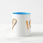 I Heart Graffiti Oranje Mok (Midden)