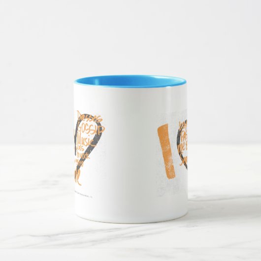 I Heart Graffiti Oranje Mok (Midden)