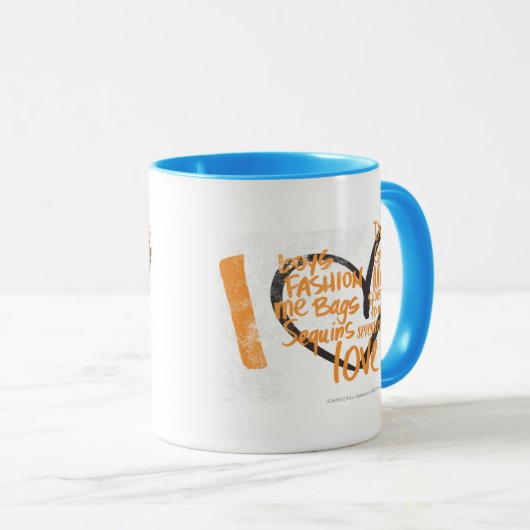 I Heart Graffiti Oranje Mok (Voorkant rechts)