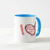 I Heart Graffiti roze Mok (Voorkant rechts)