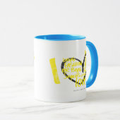 I Heart Graffiti Yellow Mok (Voorkant rechts)