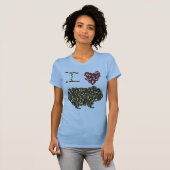 I Heart Guinee Pig T-shirt (Voorkant volledig)