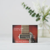 I Heart Guitars Visitekaartje (Staand voorkant)