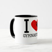 I Heart Gymnastics Mok (Voorkant links)