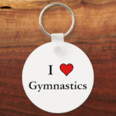 I Heart Gymnastics Sleutelhanger (Voorkant)