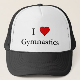I Heart Gymnastics Trucker Pet