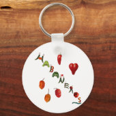I Heart Habaneros Sleutelhanger (Voorkant)