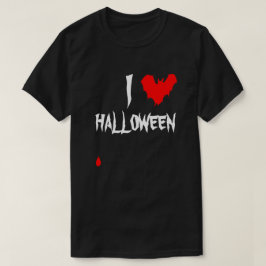 I Heart Halloween Grappig uniek aanpasbaar T-shirt