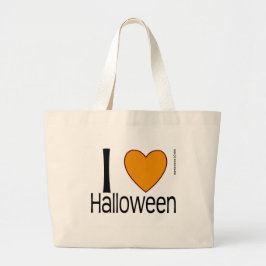 I Heart Halloween Grote Tote Bag