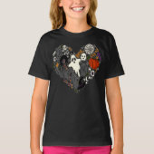 I Heart Halloween Holiday Graphic Casual Costume T-shirt (Voorkant)