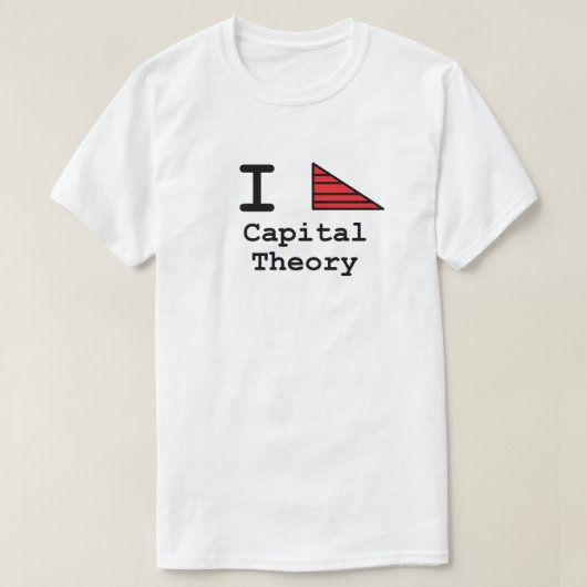 I Heart (Hayek) Capital Theory T-shirt (Design voorkant)