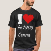 I Heart het Shirt van 1900 Census (Voorkant)