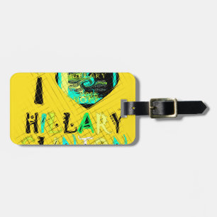 I Heart Hillary Clinton: Graffiti-expressiekunst Bagagelabel