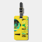 I Heart Hillary Clinton: Graffiti-expressiekunst Bagagelabel (Voorkant verticaal)