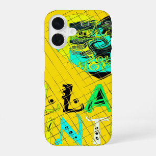 I Heart Hillary Clinton: Graffiti-expressiekunst iPhone 16 Hoesje