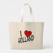 I Heart Holland bk jct Grote Tote Bag (Achterkant)