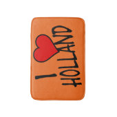 I Heart Holland bk on or bmcnt Badmat (Voorkant Verticaal)