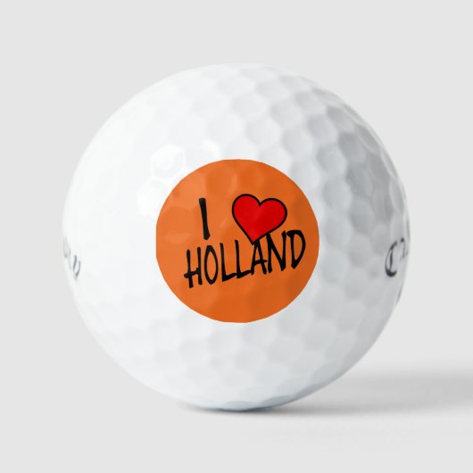 I Heart Holland bk on or css gbcnt Golfballen (Voorkant)