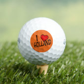 I Heart Holland bk on or css gbcnt Golfballen (Insitu Shirt)