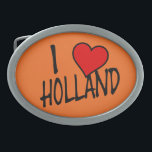 I Heart Holland bk op of bbcnt Gesp<br><div class="desc">Ik Heart Holland bk op oranje gordelsluiting © Trinkets and Items 2022 - AHP Design. Alle rechten voorbehouden.</div>
