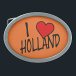 I Heart Holland bk op of bbcnt Gesp<br><div class="desc">Ik Heart Holland bk op oranje gordelsluiting © Trinkets and Items 2022 - AHP Design. Alle rechten voorbehouden.</div>