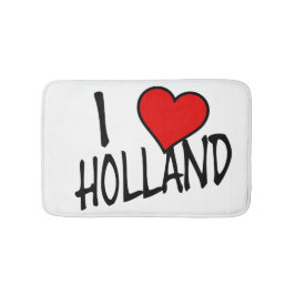 I Heart Holland bk op wt bmcnt Badmat