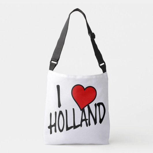 I Heart Holland bk op wt cbbcnt Crossbody Tas (Voorkant)