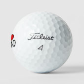 I Heart Holland bk op wt tpv1 gbcnt Golfballen (Logo)