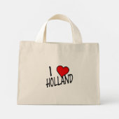 I Heart Holland bk tcnt Mini Tote Bag (Achterkant)