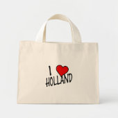 I Heart Holland bk tcnt Mini Tote Bag (Voorkant)