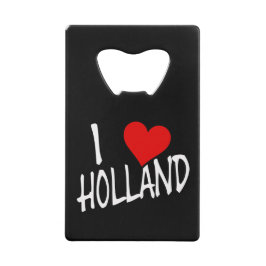 I Heart Holland op bk bocnt Creditkaart Flessenopener